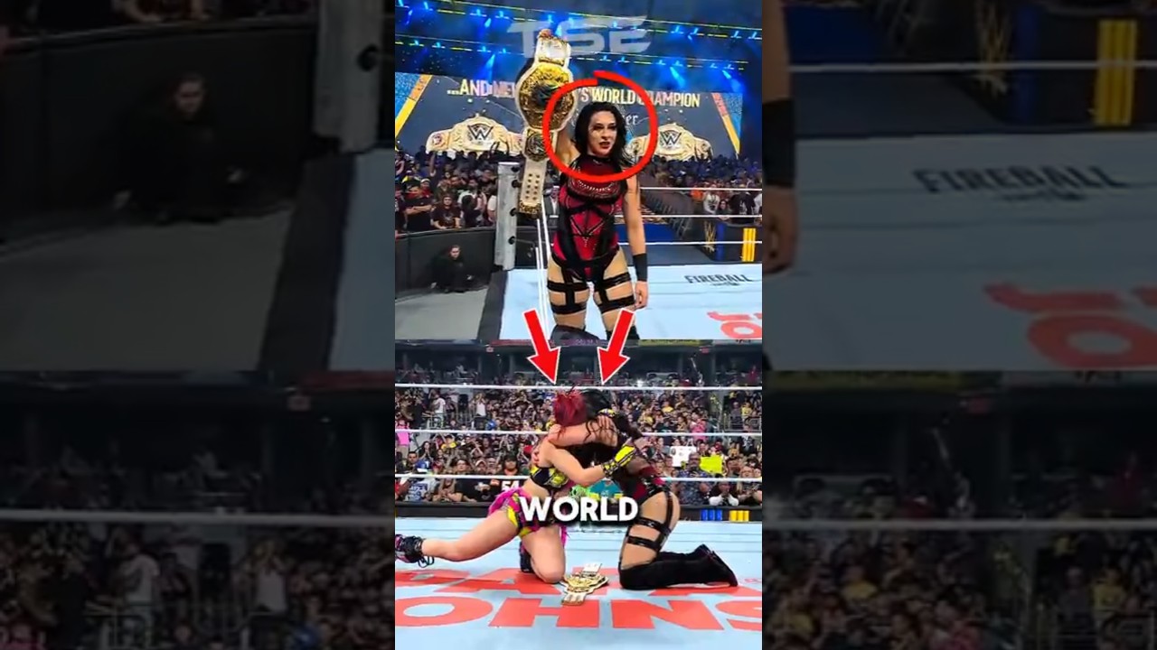 PRAWDZIWY POW&Oacute;D, DLA KT&Oacute;REGO STEPHANIE VAQUER ZDOBYŁA TYTUŁ ŚWIATA KOBIET NA WRESTLEPALOOZA 😨 #wwe