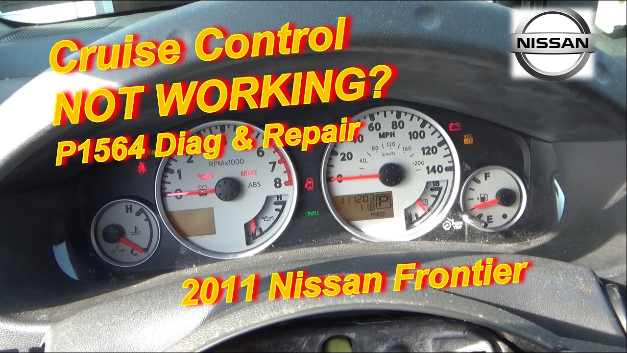 Broken Cruise Control? (Nissan P1564 Diag & Repair)
