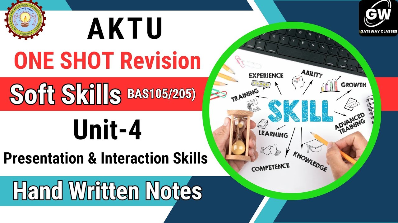 UNIT 4 ONE SHOT I  I SOFT SKILLS I by Shiwani Ma'am I Gatewa Classes I AKTU