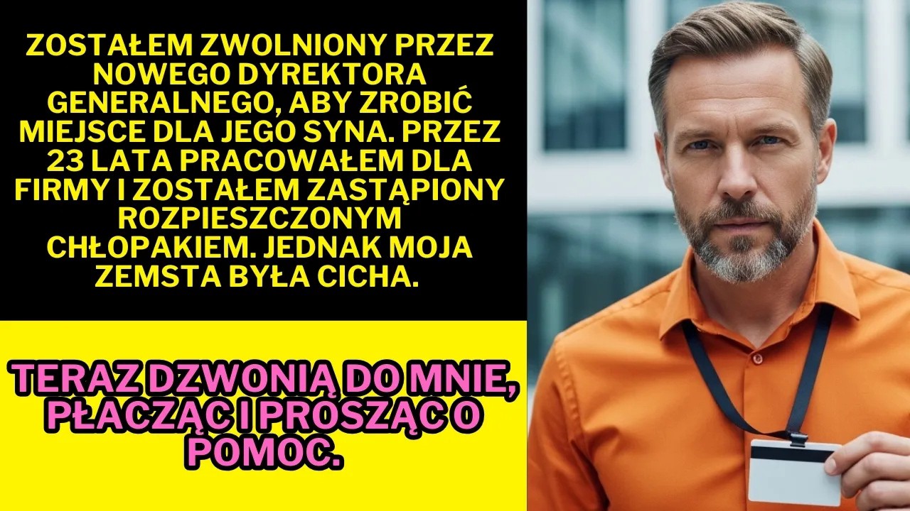 Zostałem zwolniony przez syna szefa… dwa tygodnie później błagał mnie, abym wrócił!