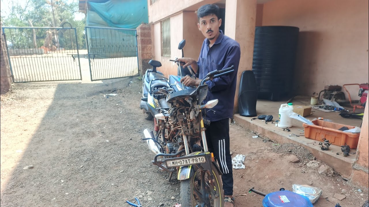 Honda SP 125 BS6 🏍️ Accidental 😭Bike Full Work & Full Service Done✅#honda#sp125#bs6#fullservice#alfa