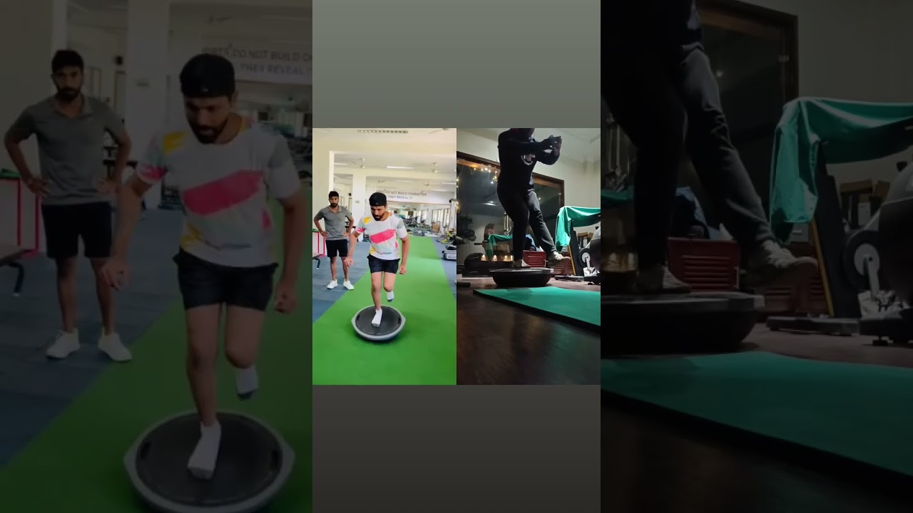 Bosu ball balancing.. #bodybuilding #fitness #fitnessgirl #benchpress #bowling #bench #bowlinga300