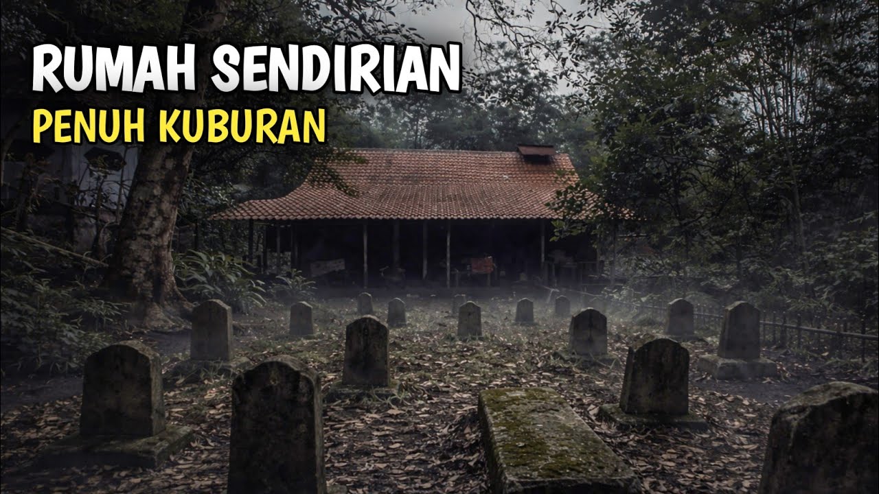 NGERI! RUMAH PENUH KUBURAN TENGAH HUTAN TANPA LISTRIK & TETANGGA