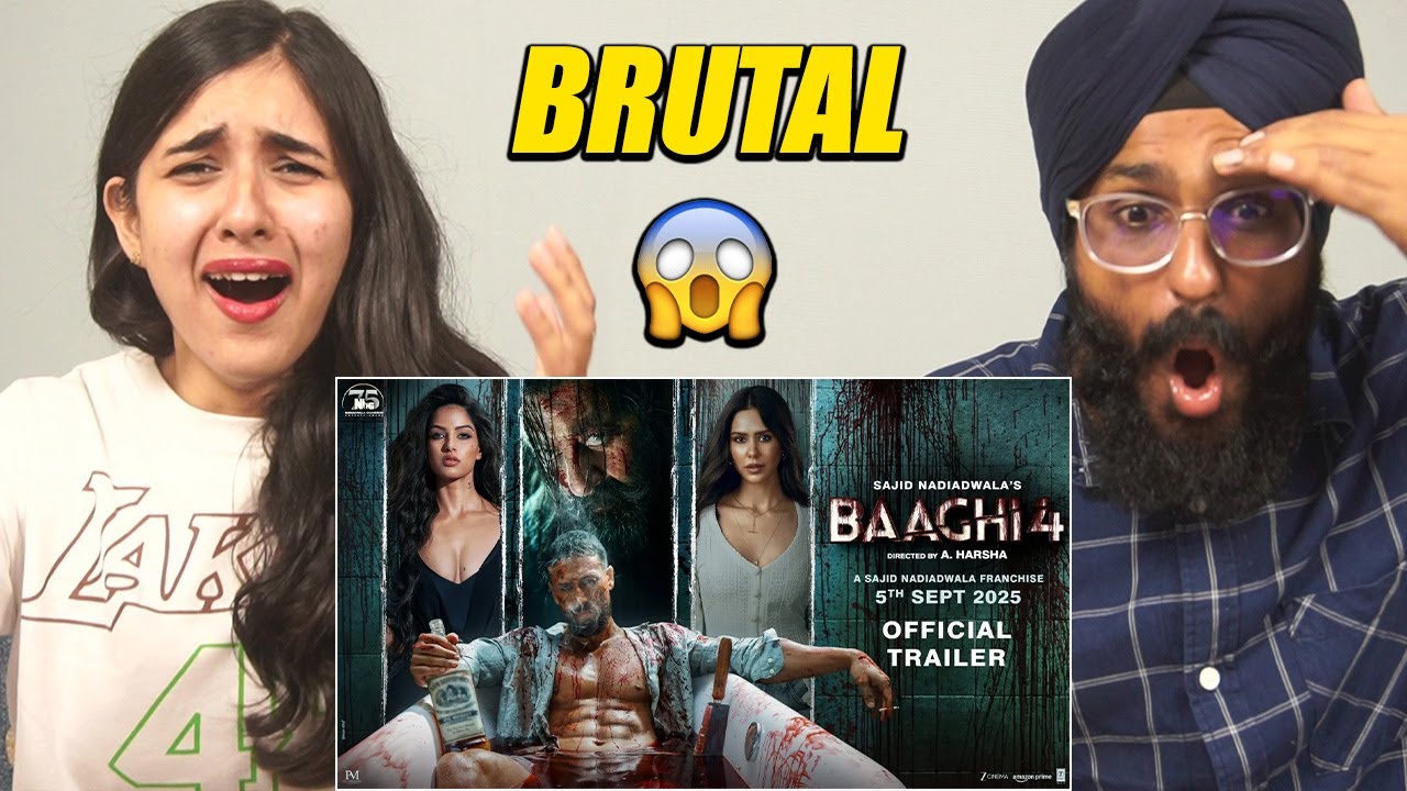 Baaghi 4 Trailer Reaction | Tiger, Sanjay, Harnaaz, Sonam | Sajid Nadiadwala
