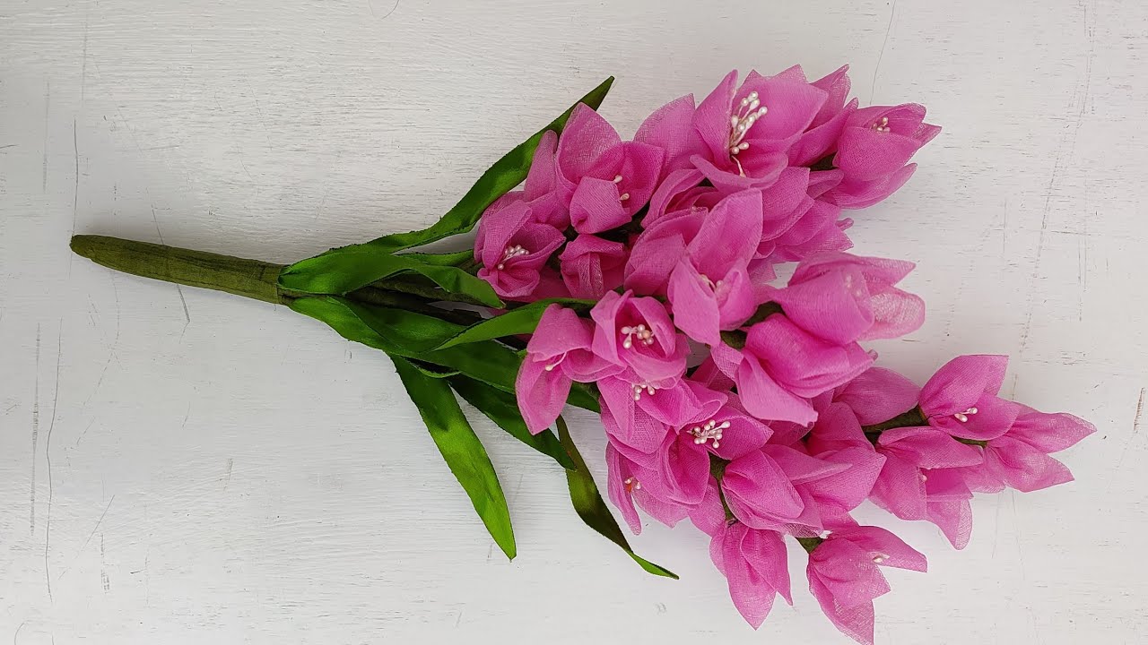 Organdy flowers | flower making | tutorials | crafts | fabric flowers | DIY | easy | decor