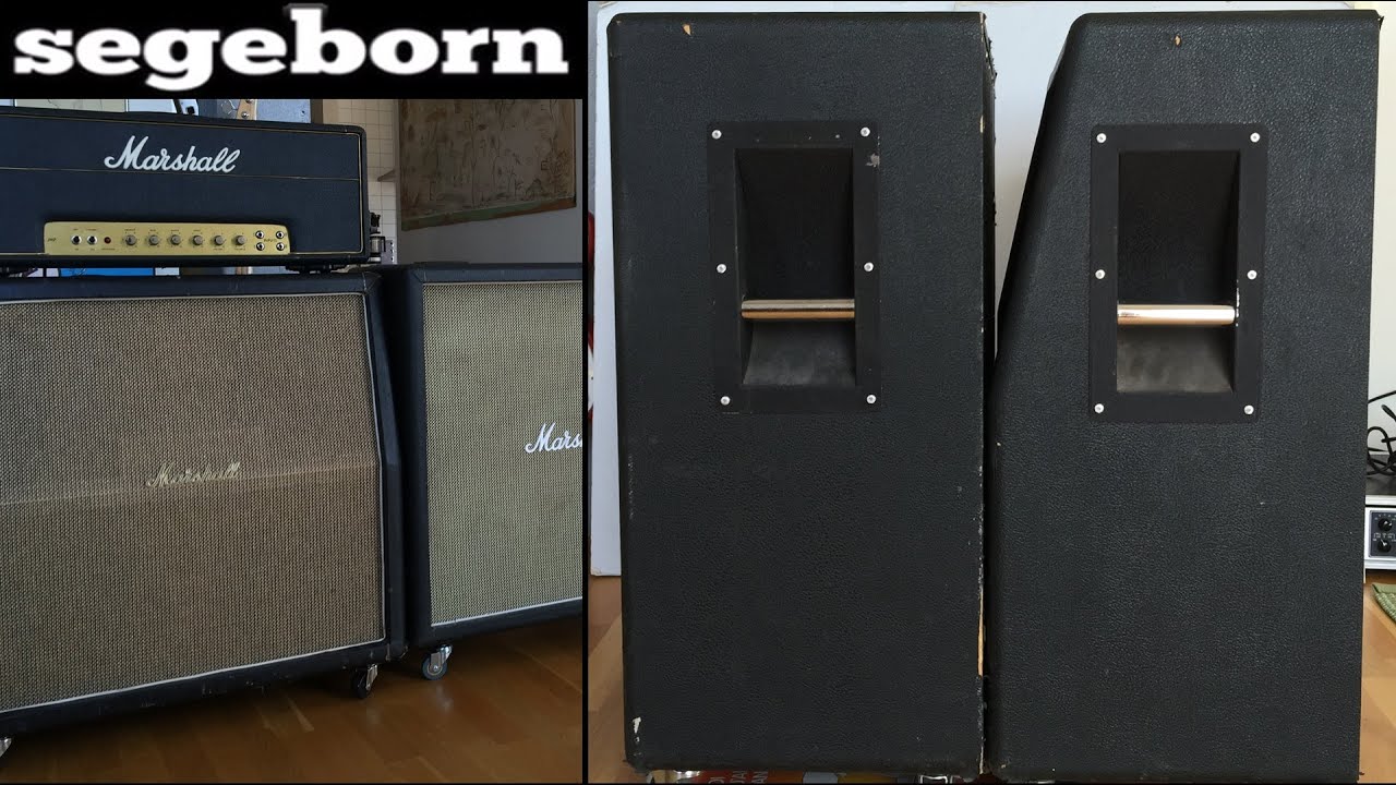 Slant Vs Straight 4x12 Marshall - 1960A Vs 1960B