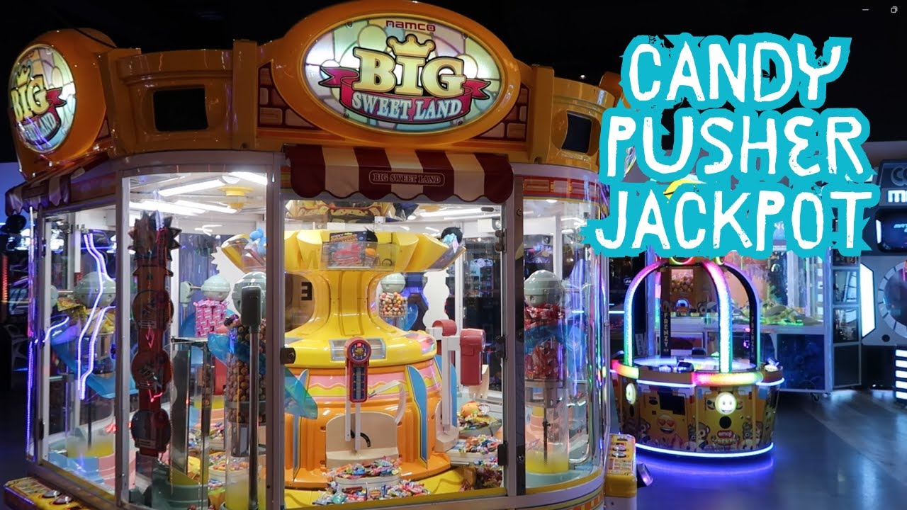 Джекпот Candy Pusher! Аркадная игра BIG SWEET LAND — застревает! Нужна помощь!