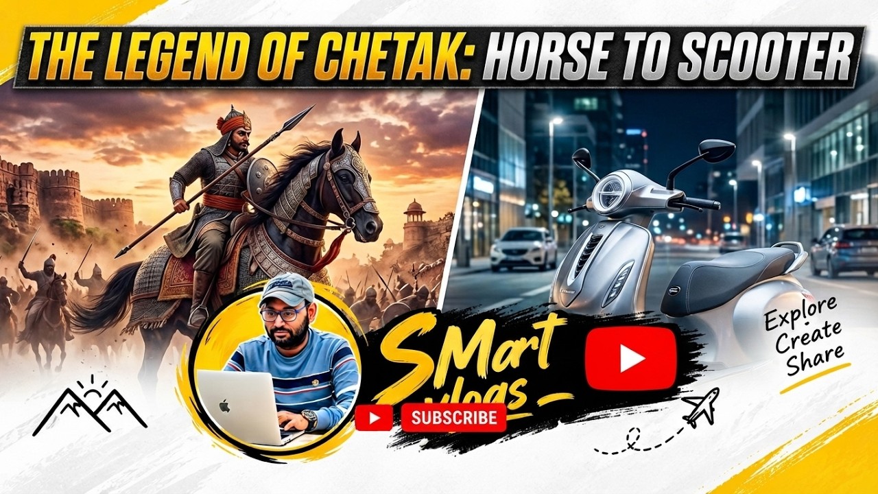 How Bajaj Chetak inspired by Chetak horse, @Chetak EV 🛵 