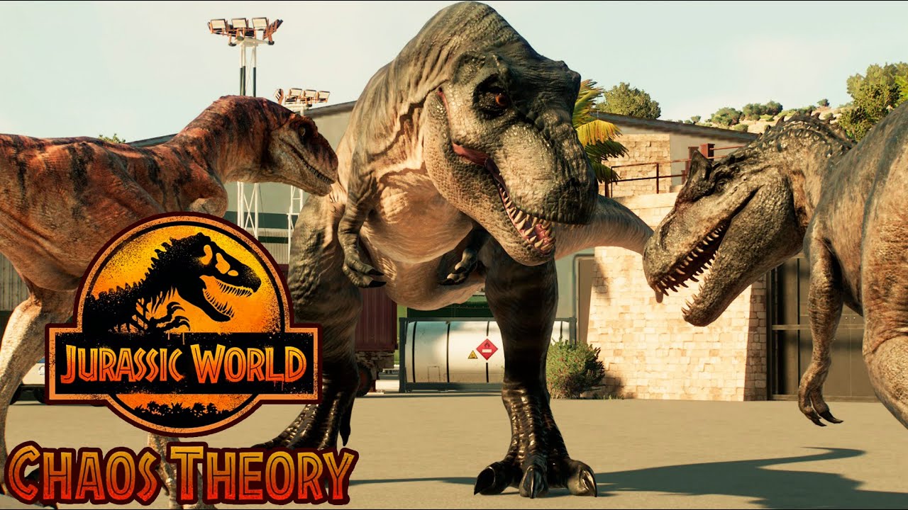 Chaos Theory Dinosaurs Escape Secret Facility | Jurassic World Evolution 2