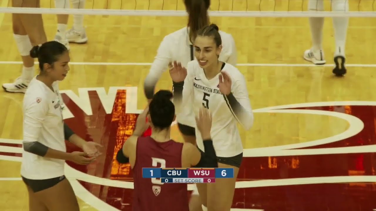 WSU Volleyball: Cal Baptist at Washington State |  Full Match  |  9/1/22