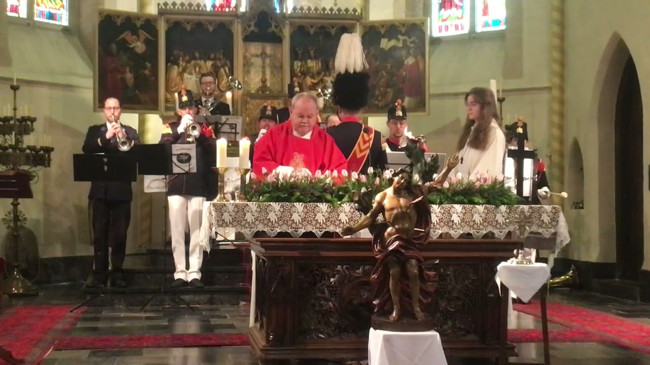 Schutterij Mheer speelt Bandstand (Sebastianuskermis 2024)