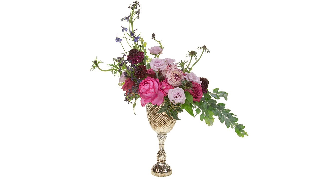 Tall Compote Centerpiece