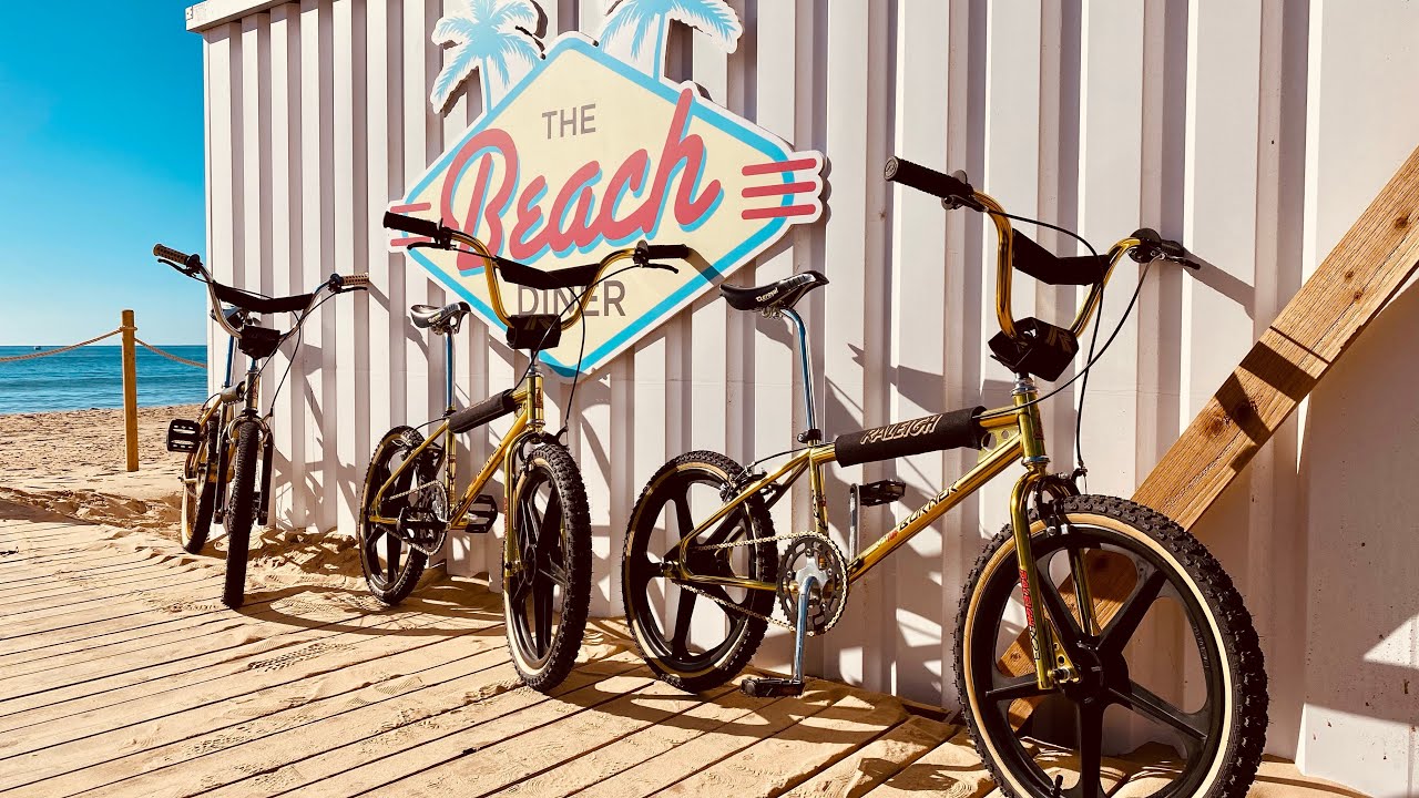 BMX’s In BOURNEMOUTH… Old School Raleigh Super Tuff Burners on the Beach Front. WEEKEND AWAY
