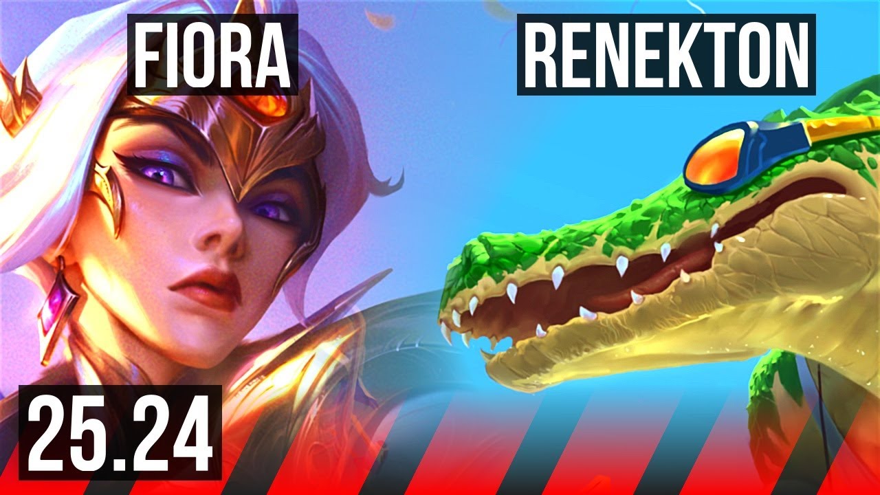 FIORA vs RENEKTON (TOP) | Perfect KDA: 9/0/4 | EUW Master | 25.24