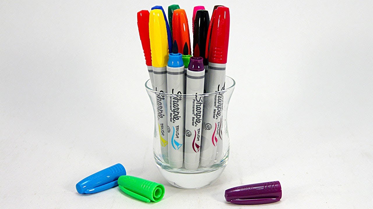 Sharpie Brush Tip Markers - Review and Play - Barb Owen - HowToGetCreative.com