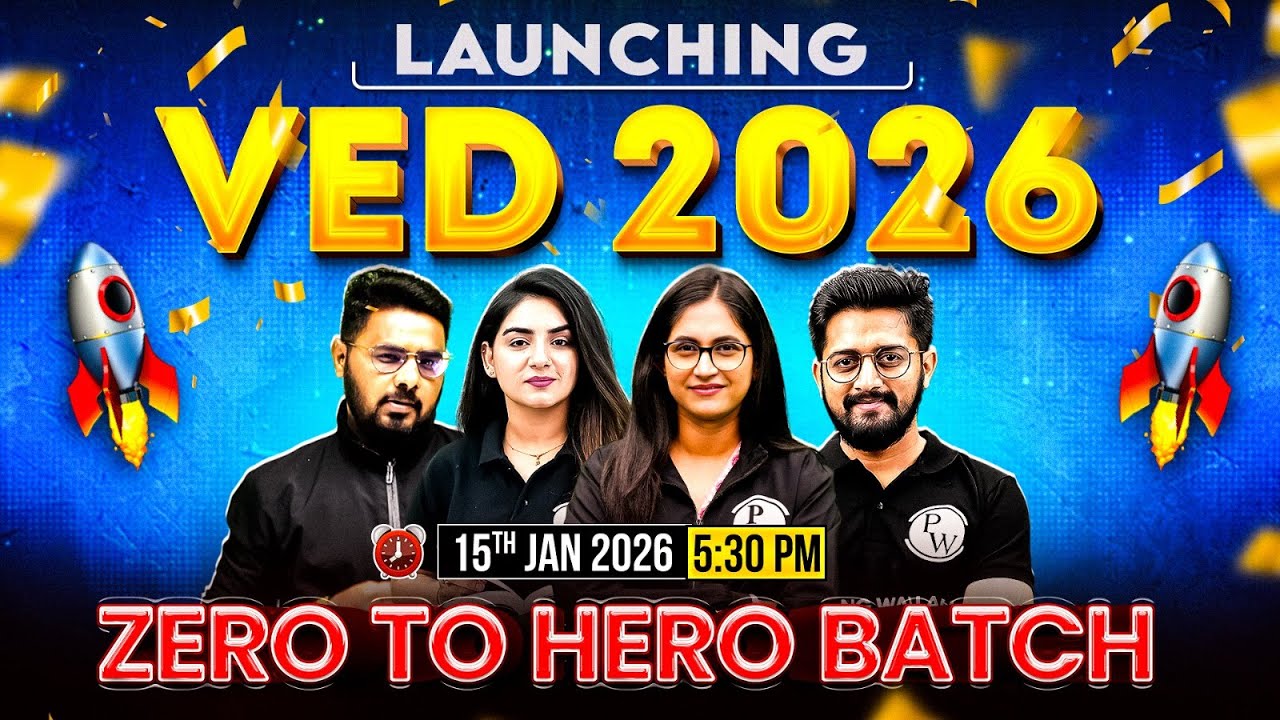 Launching 🚀 VED 2026 | Zero to Hero Batch | Banking Exam Preparation 2026 | Banking Wallah