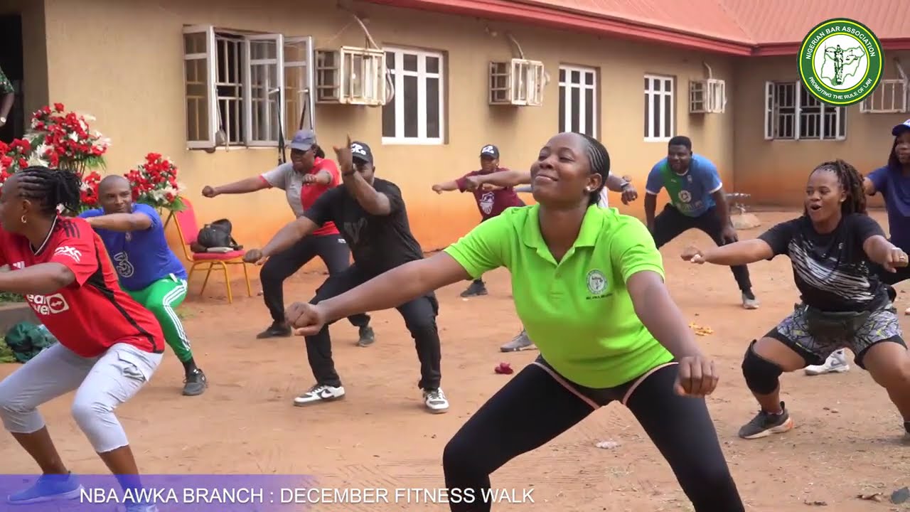 NBA AWKA BRANCH DECEMBER FITNESS EXERCISE