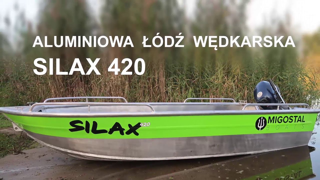 Prezentacja łódki aluminiowej- Migostal Boats Silax 420