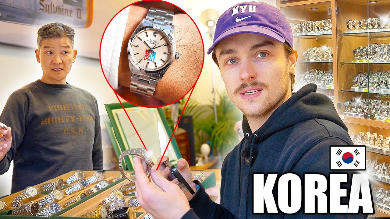 В Южной Корее есть редкие часы Rolex, о существовании которых вы не знали. Вот доказательство!