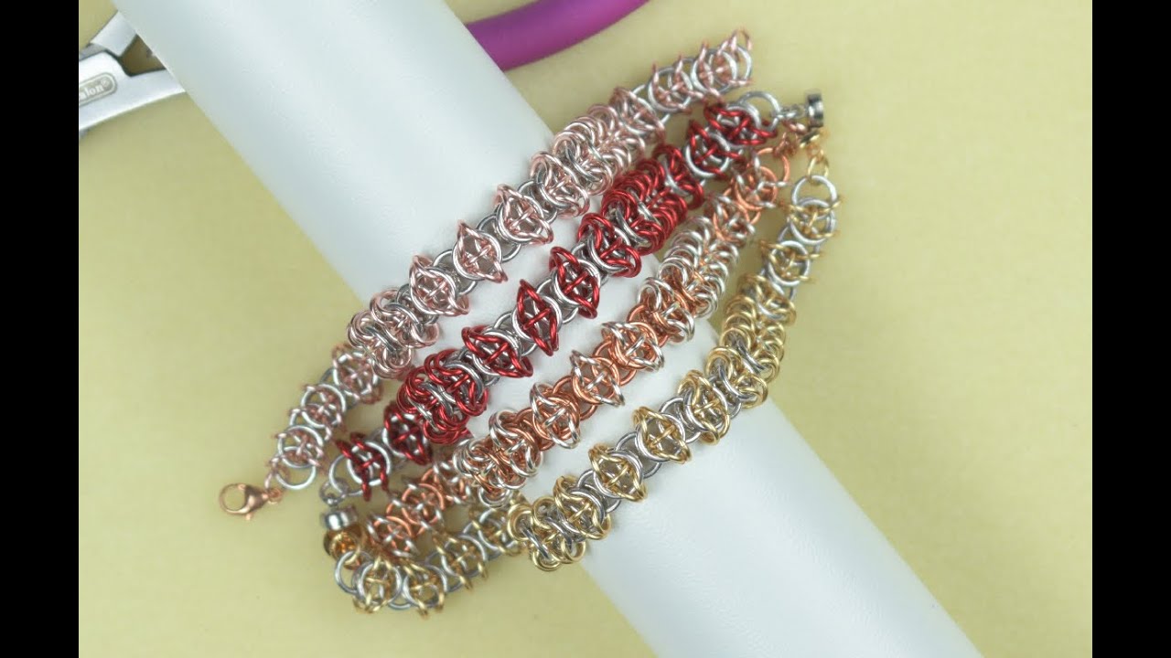 Celtic Visions Chain Maille Bracelet Tutorial, How-To