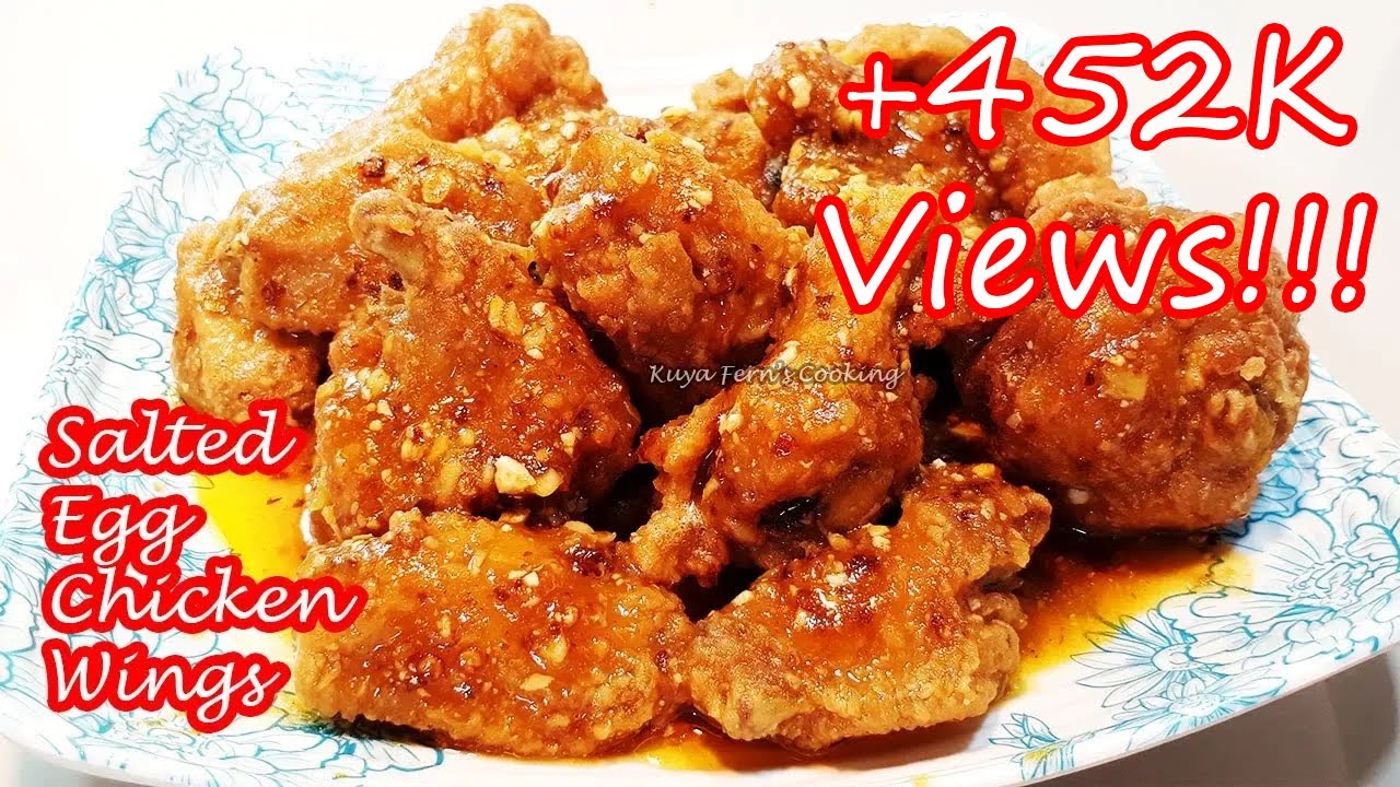 THE EASIEST SALTED EGG CHICKEN WINGS RECIPE | SUPER CRISPY | SUPER YUMMY!!!