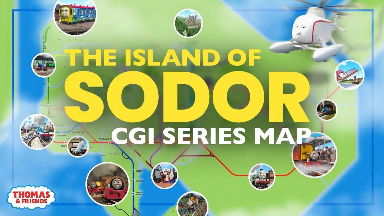 The Island of Sodor CGI Series Map! (Seasons 13-24) — Sodor Explained