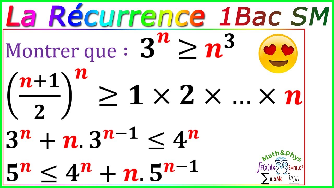 Raisonnement par Récurrence - Logique Mathématique - 1 Bac SM - [Exercice 22]