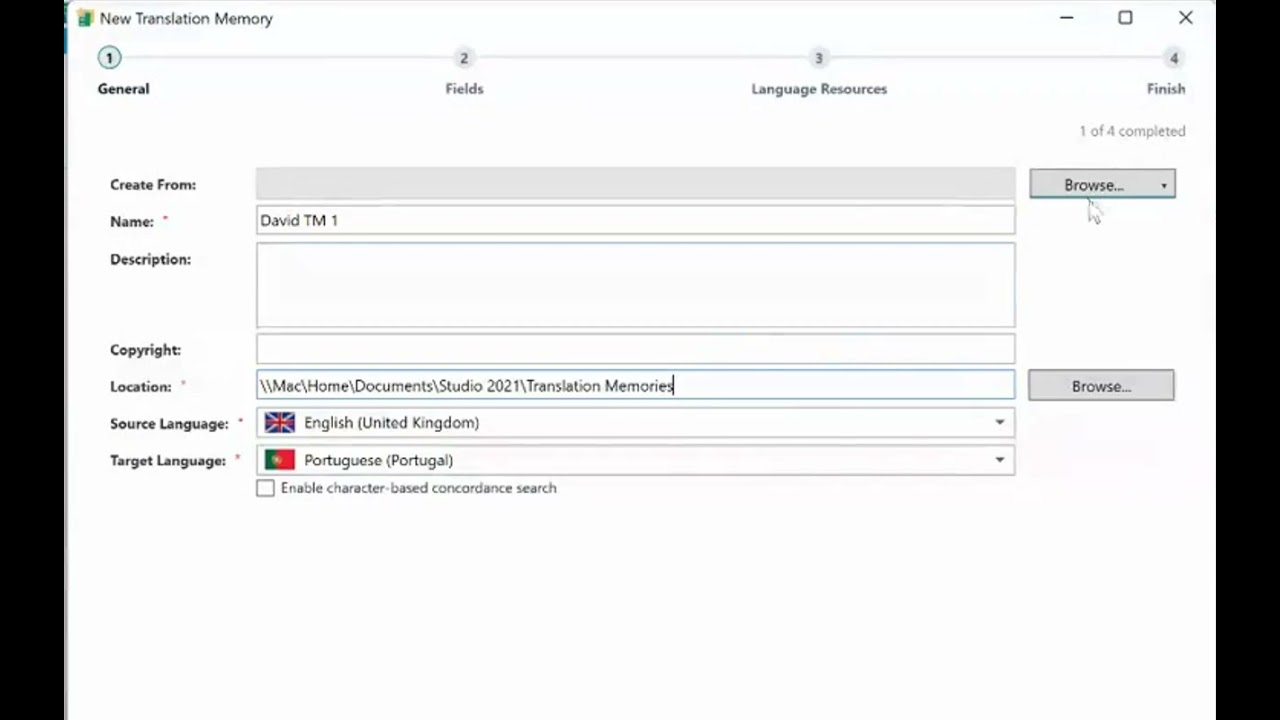 Trados Studio 2021 Making a Project (English)