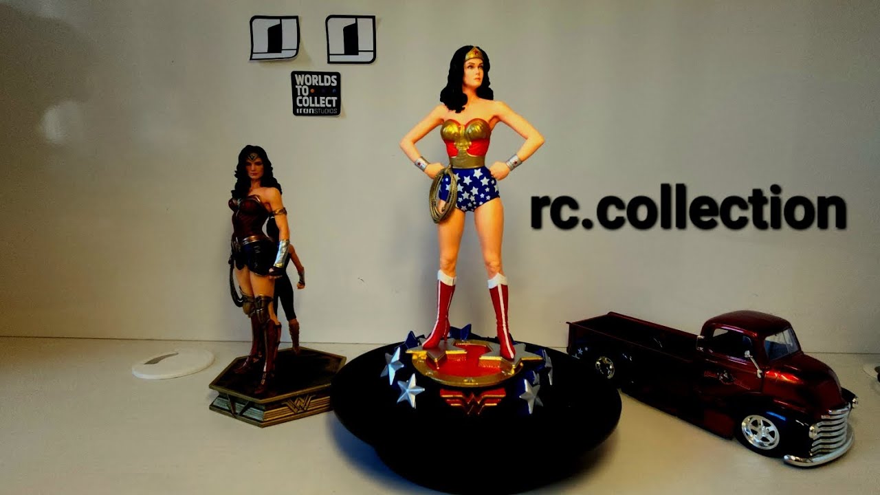 Wonder Woman Mulher Maravilha Lynda Carter By Iron Studios DC Comics 1/10 Unboxing Review
