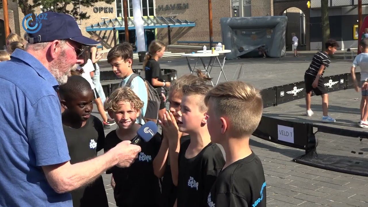 Spannende wedstrijden tijdens straatvoetbal finales