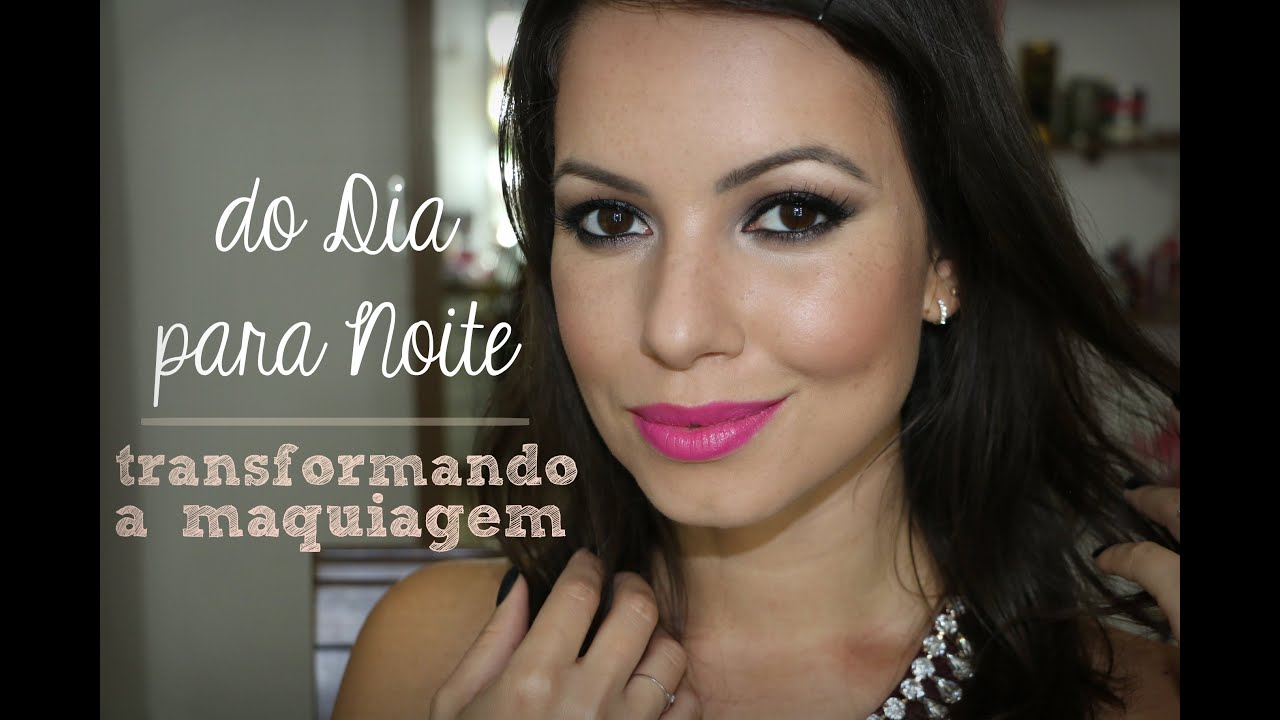 Tutorial Vinho e Preto | Maquiagem do Dia para Noite