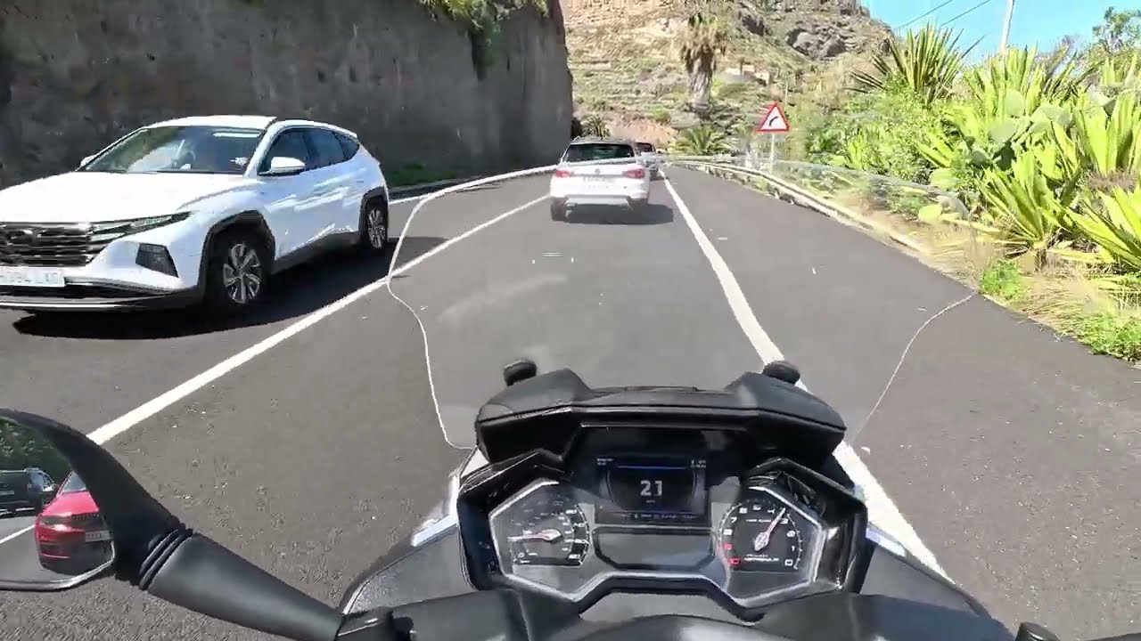 Peugeot Metropolis SW: La Orotava a Garachico - Algunos consejos - TENERIFE (POV) GoPro 11