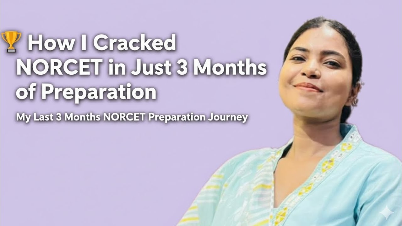 My last 3 months NORCET preparation journey l How i cracked NORCET in just 3 months l #norcet 