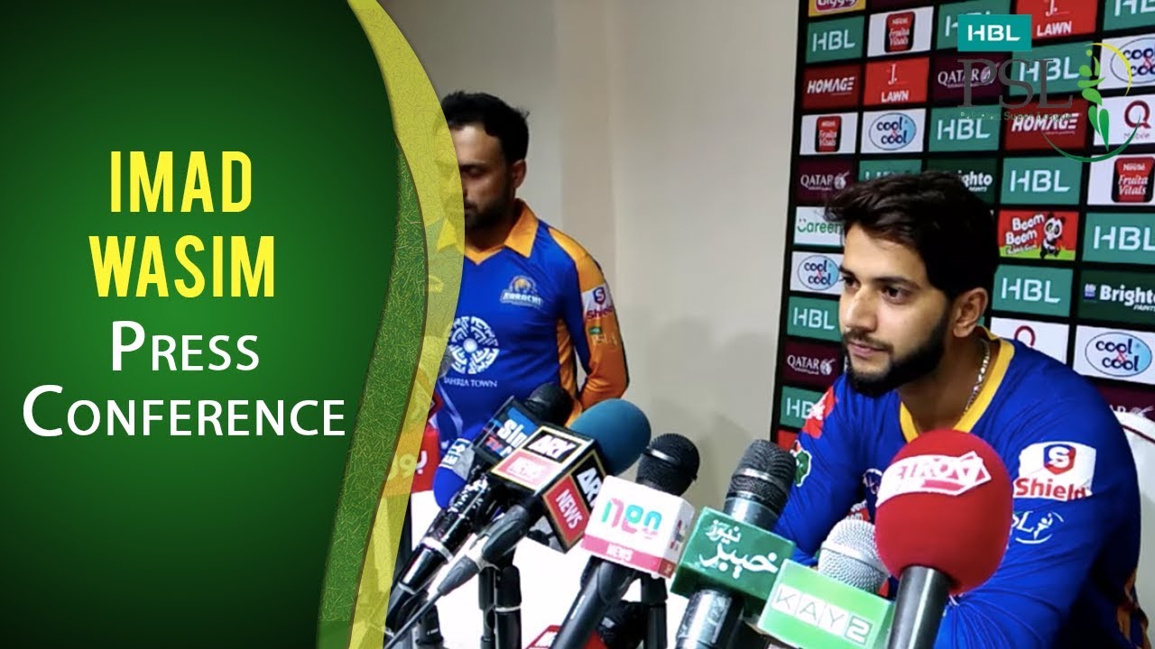 PSL 2017 Playoff 2: Imad Wasim Press Conference