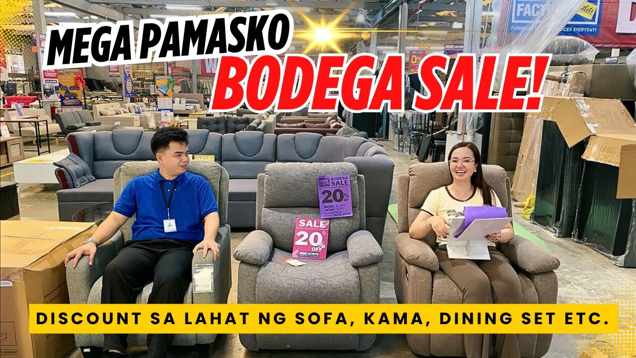 UP TO 80% Off sa LAHAT NG FURNITURE Ngayon! Sofa,Dining Set, Bed Frames, Cabinets atbp