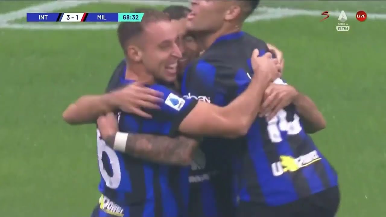 Inter - Milan 5 -1 - secondo gol di Henrikh Mkhitaryan