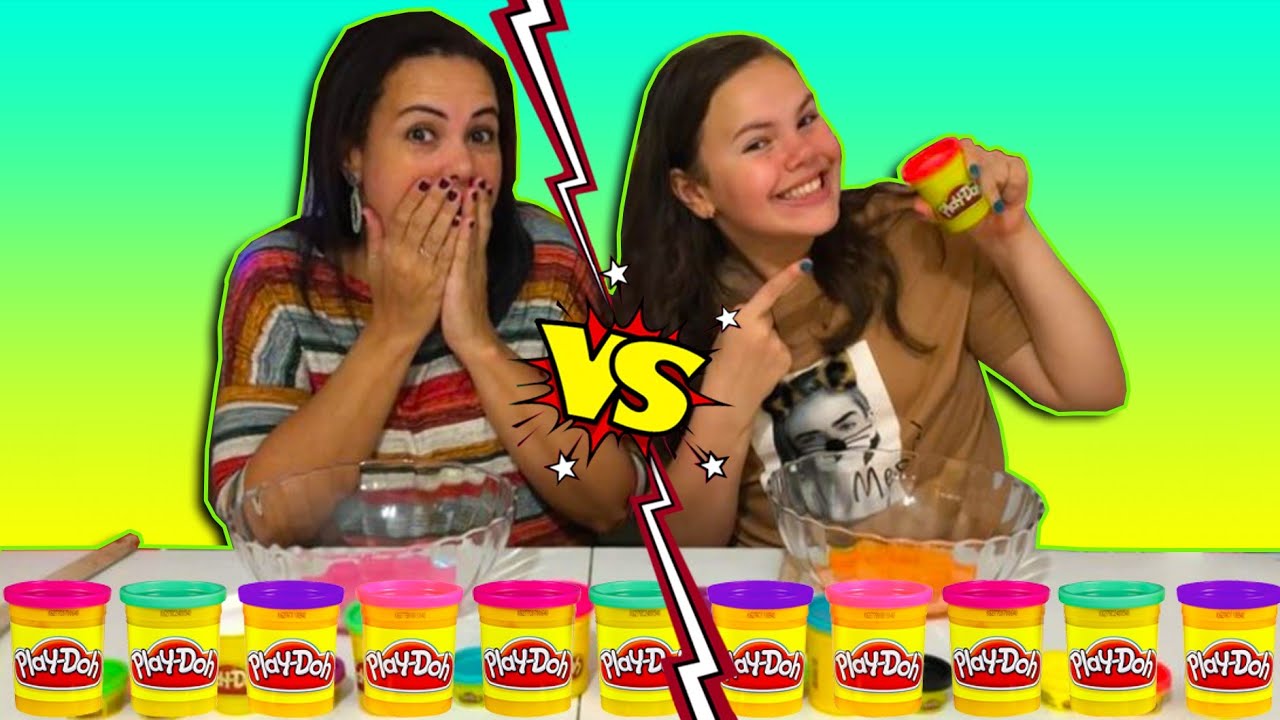 NÃO ESCOLHA A PLAY DOH ERRADA!! SLIME CHALLENGE