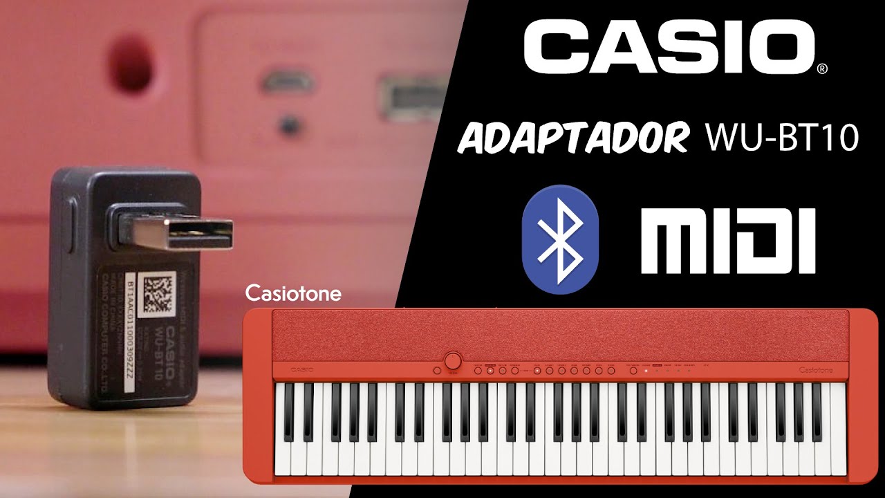 Casio WU-BT10: cómo usar el adaptador Bluetooth Audio/MIDI con el Casiotone CT-S1 – tutorial español