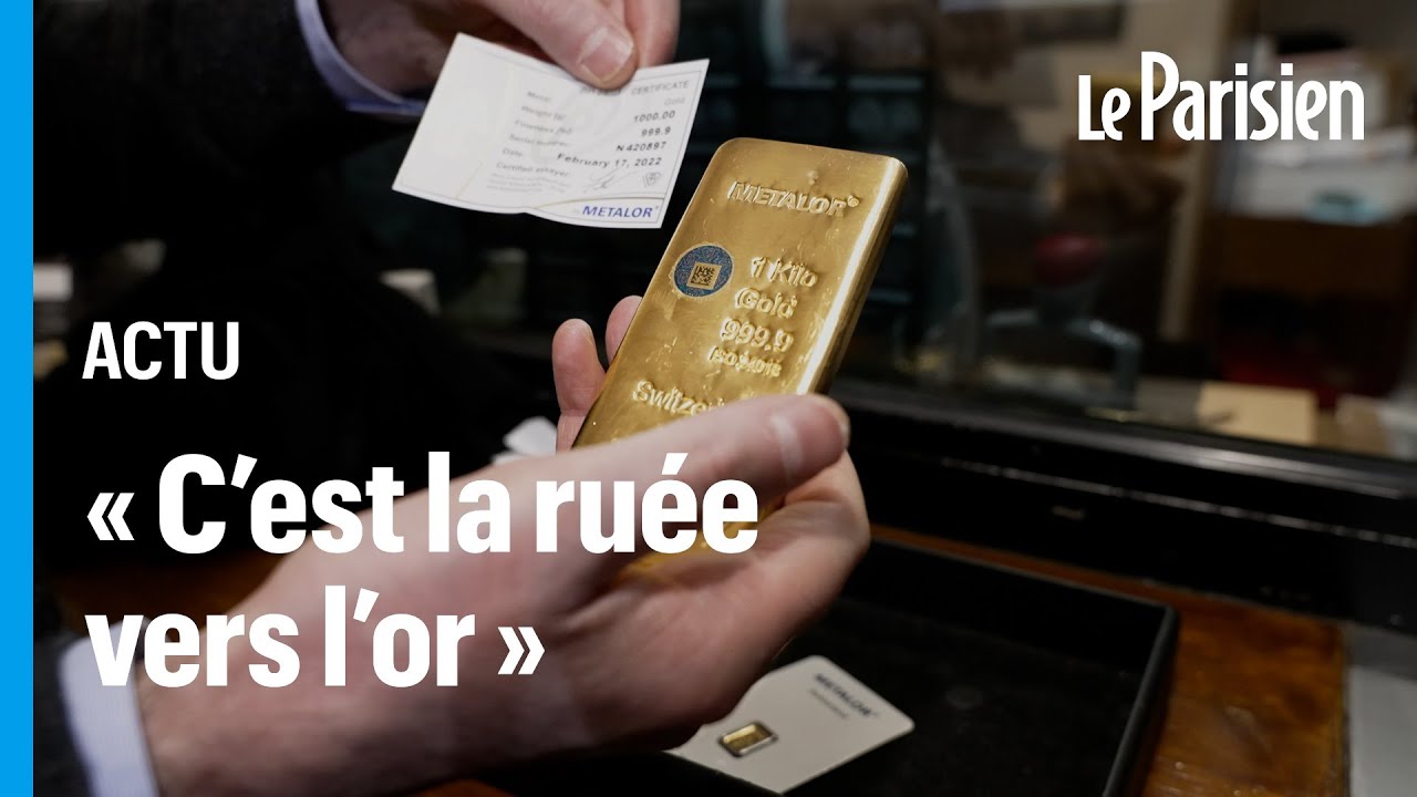 «On fait des transactions à un million»: la guerre en Ukraine déclenche une ruée vers l'or