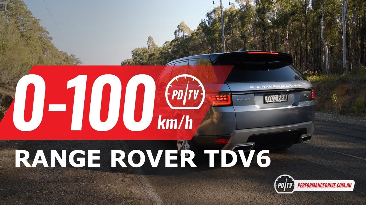 2018 Range Rover Sport TDV6 0-100km/h & engine sound