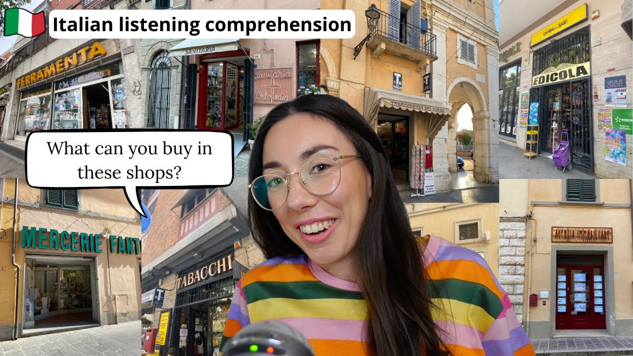 Italian vocabulary: Che cosa vendono in questi negozi? (Sub)