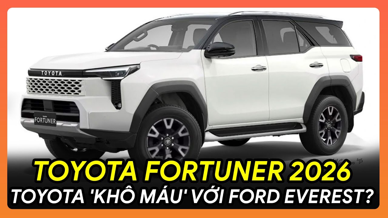 💥TOYOTA FORTUNER 2026 LỘ DIỆN! TOYOTA CHƠI KHÔ MÁU VỚI FORD EVEREST? 🔥🚀 #toyotafortuner2026