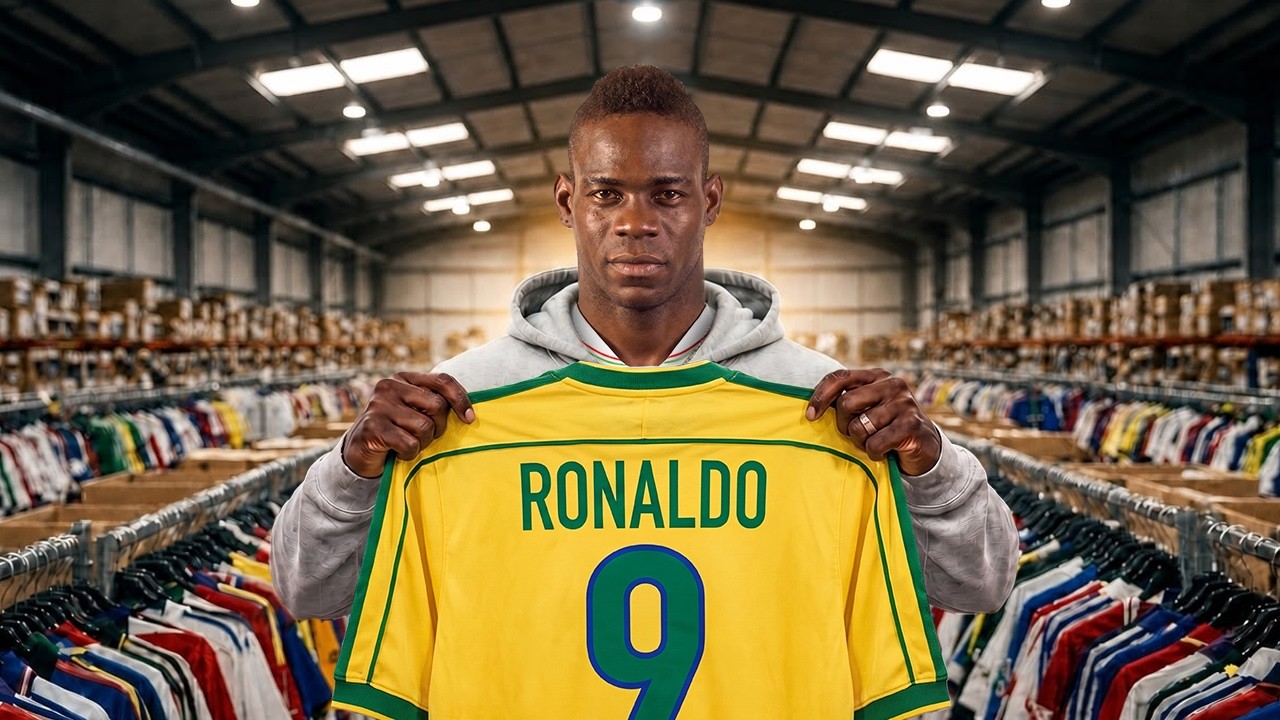 Mario Balotelli Shops For Retro Football Shirts - Shirt Shopping
