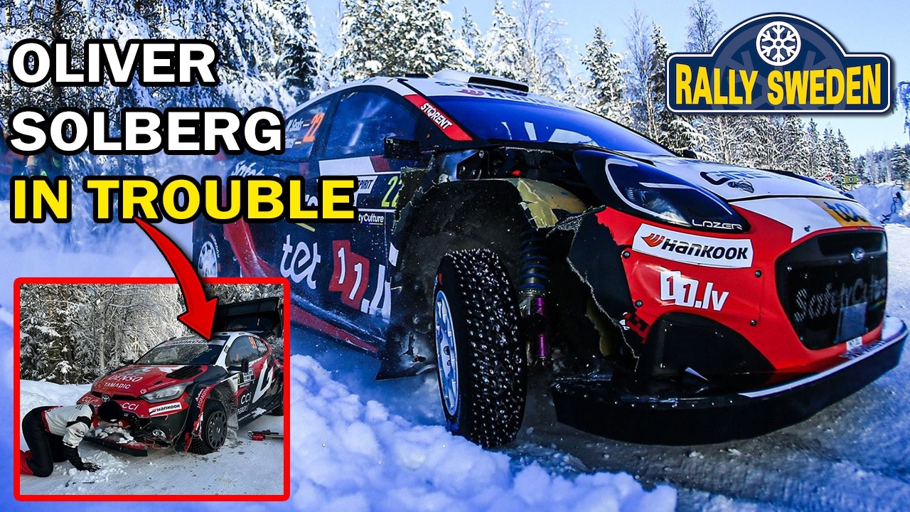 🇸🇪 WRC Rally Sweden 2026 | Sesks OUT - Solberg Tire Failures - Friday Highlights ❄️
