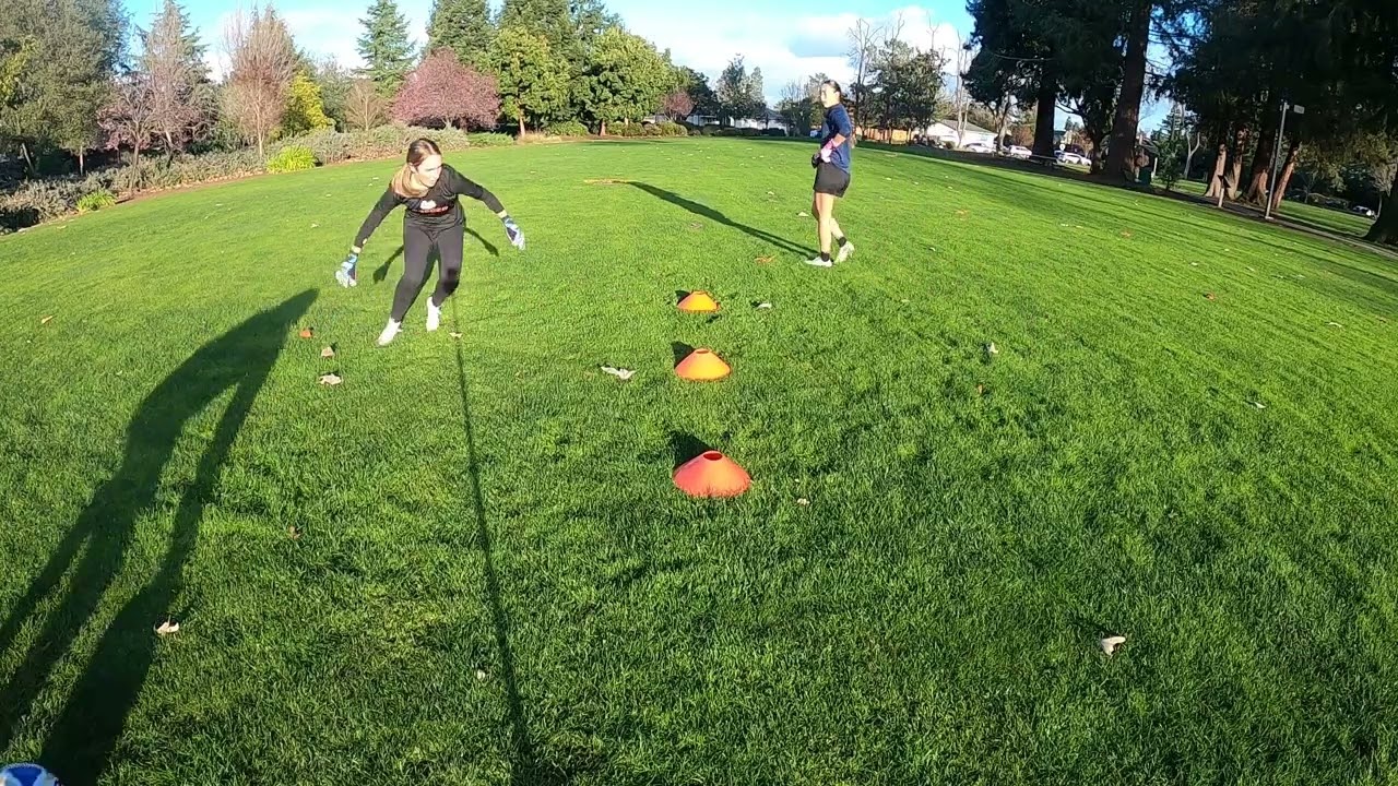 Cora & Areya - Transition drill