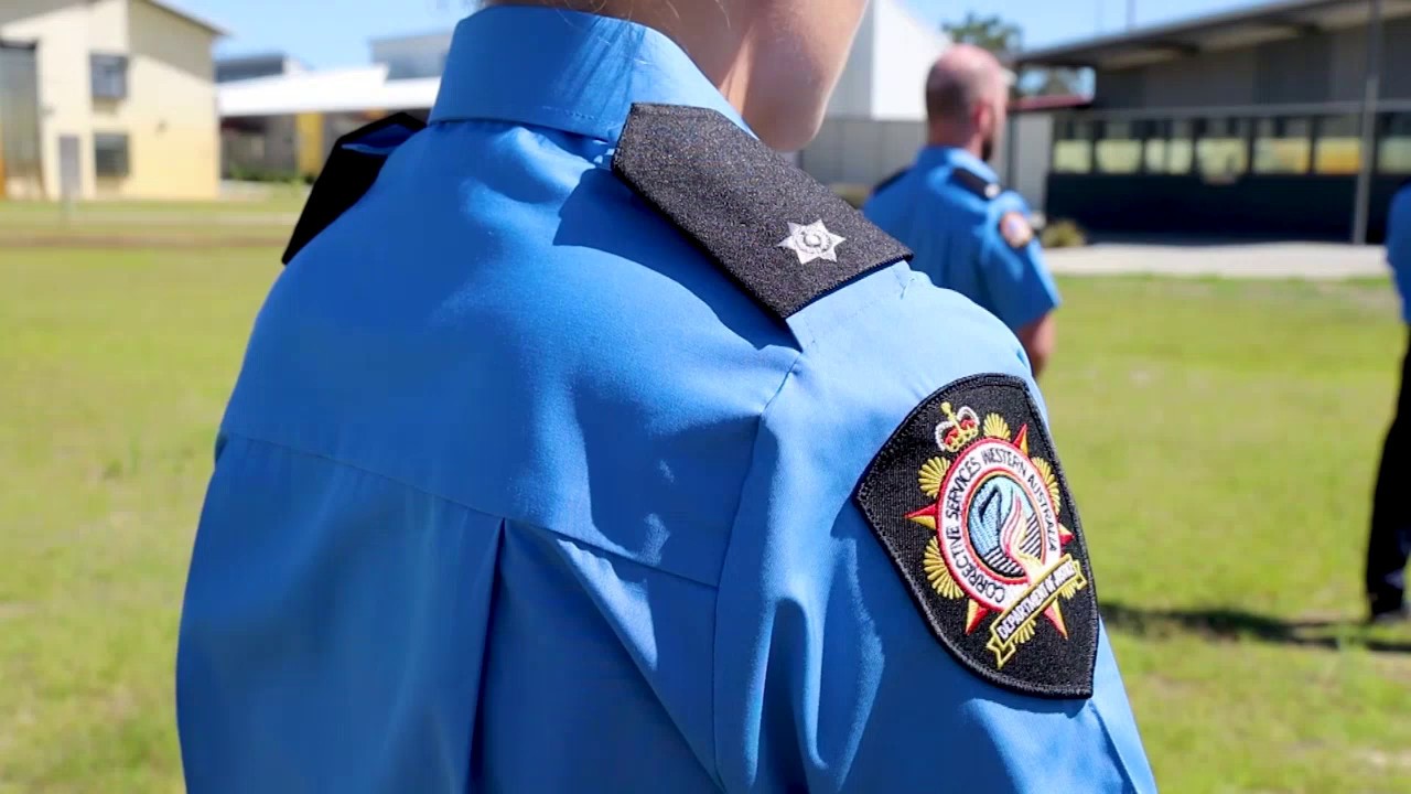 Officers at Melaleuca Women's Prison take their Oath of Engagement