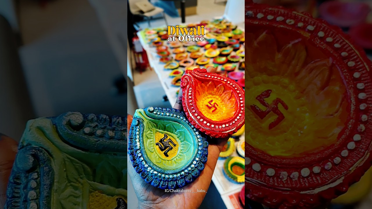 Office Diwali celebration 2025 🪔🤗 Happy Diwali 🎇 corporate event Infosys India #diwali2025 #kalipuja