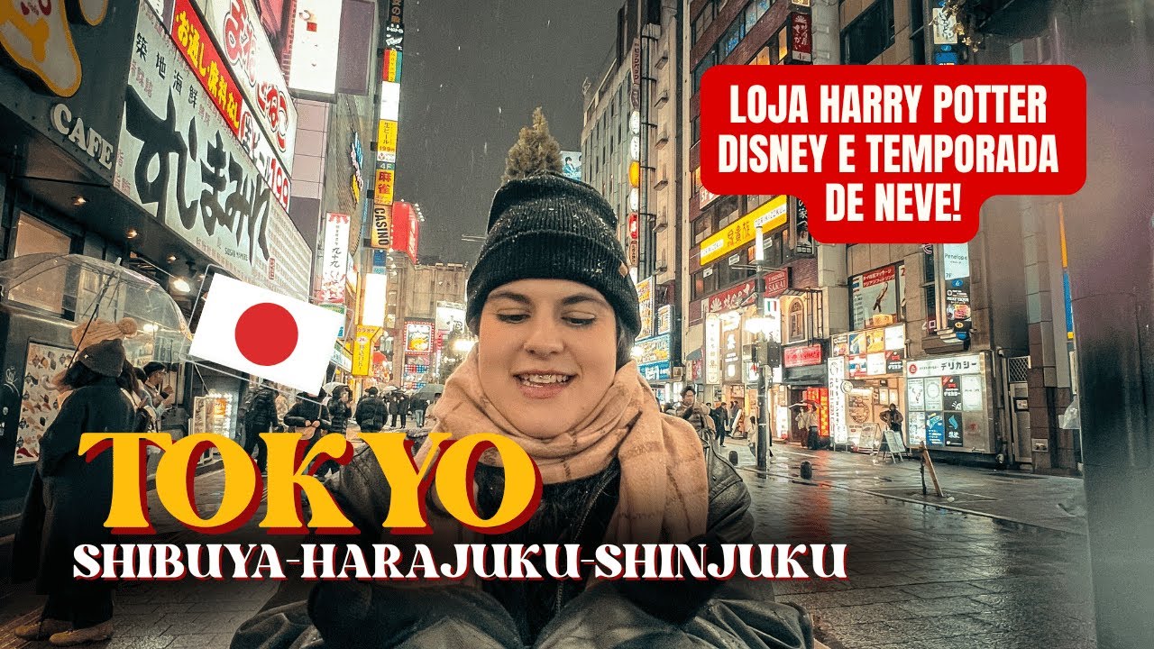 Explorando Tokyo em 24H 🇯🇵 | Shibuya, Harajuku e Shinjuku