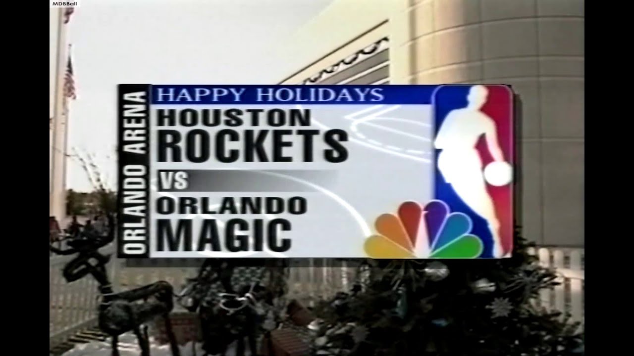 NBA On NBC - Rockets @ Magic Christmas Day 1995