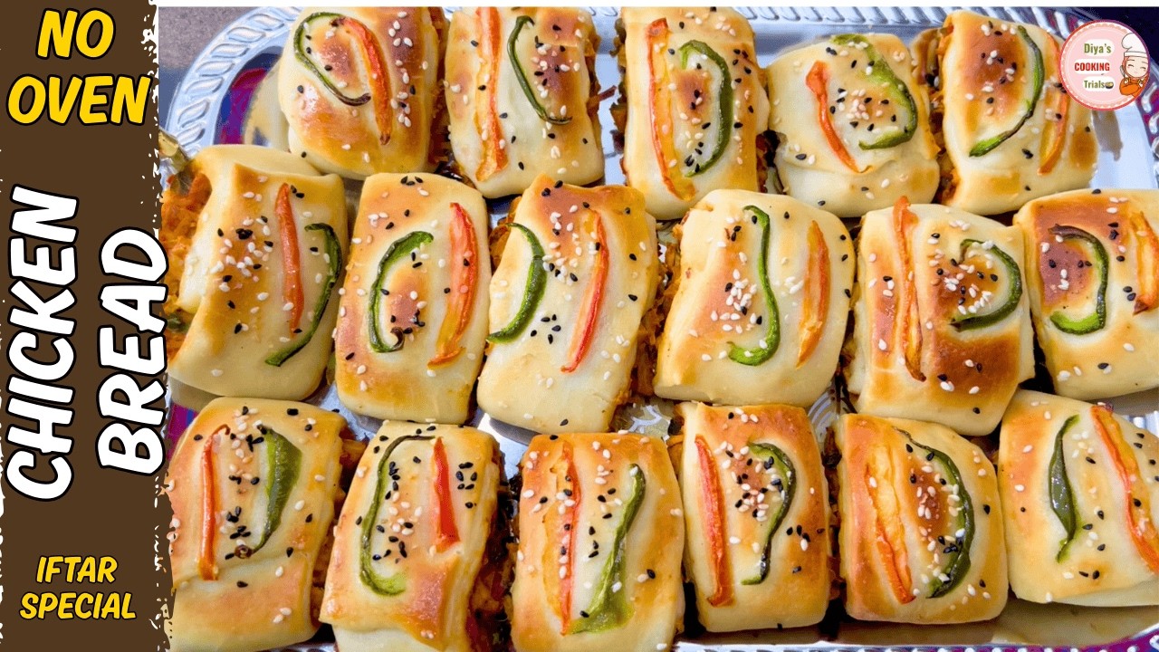 No Oven Chicken Bread🥯😋 |Oven & No Oven Method |Chicken Bread Recipe | Iftar Special